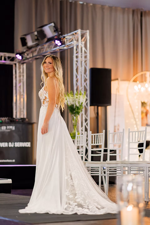 Catwalk for bridal fashion Catwalk for bridal fashion