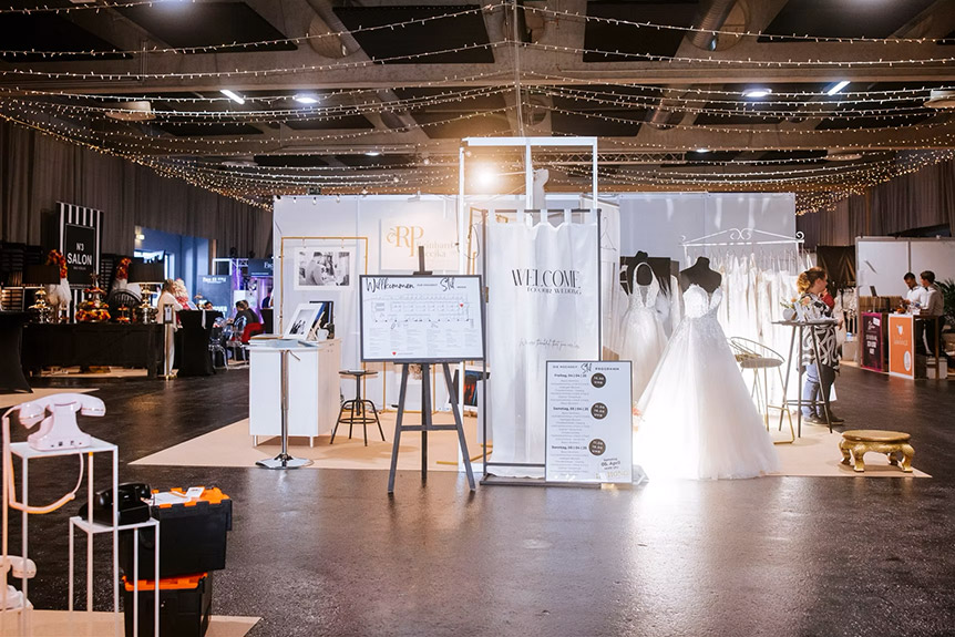 Exhibition stand for bridal fashion Exhibition stand for bridal fashion